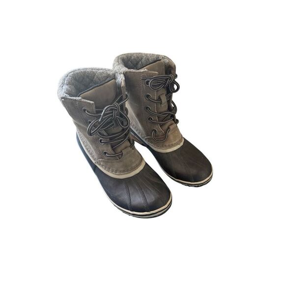 Sorel Slimpack II Womens Gray Lace Up Waterproof Insulated Winter Boots Size 8 - Picture 10 of 16